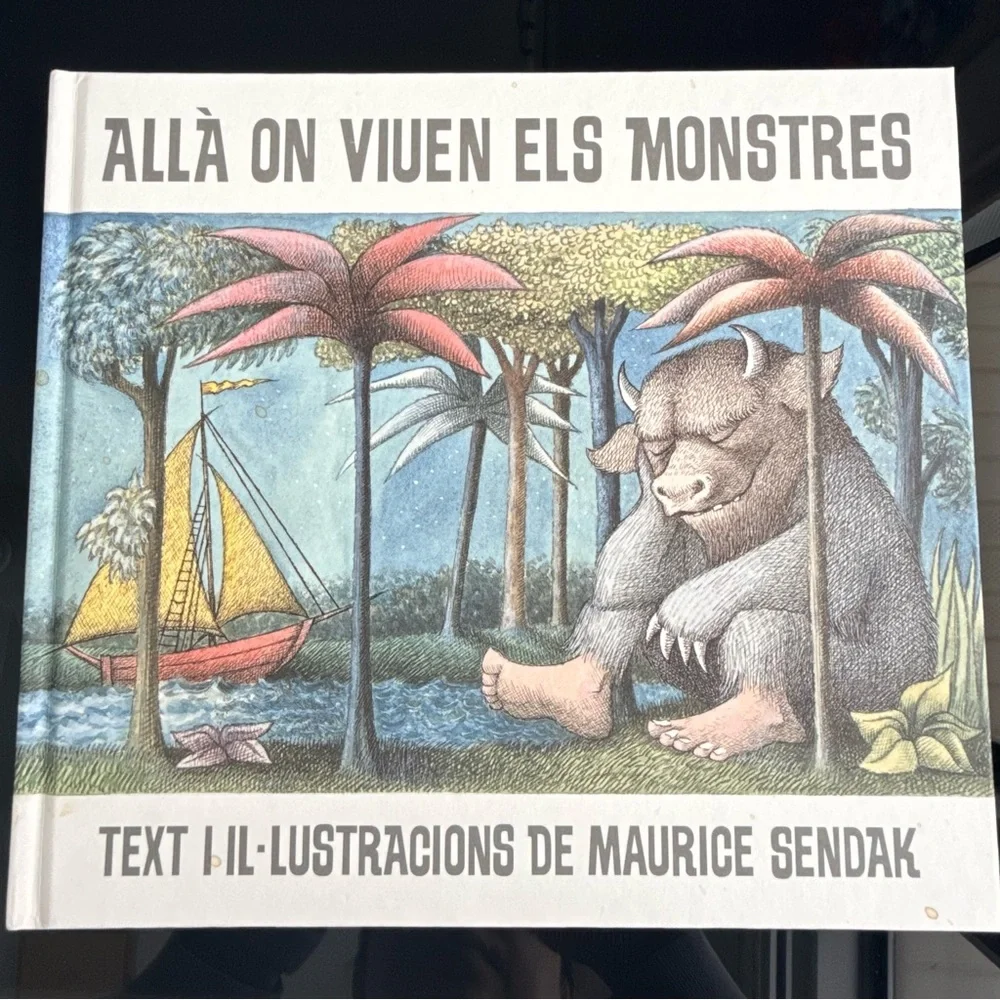 Where the Wild Things Are Catalan Edition Maurice Sendak Hardcover Book